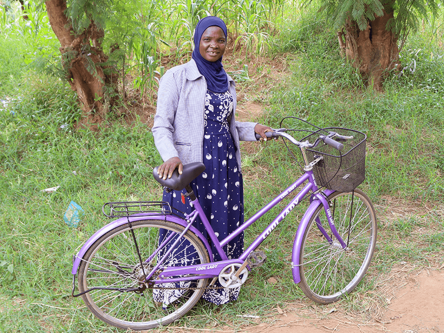 Bicycle for a Community Rehabilitation Worker