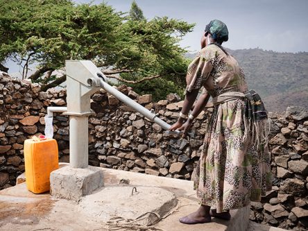 Hand Pump for a Community