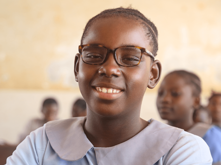 Powerful Eyeglasses for a Child